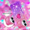 Adecuado para Funda de Teléfono con Hebilla de Anillo Iphone17E, Funda Protectora 17Air Color Degradado Anti-Caídas con Correa Cruzada, Correa para el Hombro
