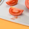 Tábua de Corte de Três Peças Tábua de Corte com Pontos de Gergelim Tábua de Corte para Frutas Plástico PP Tábua de Corte de Borracha Tábua de Corte de Palha de Trigo Suplementada com Alimentos Infantis