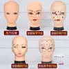Modelo de Cabeza Humana de Silicona Falsa para Práctica de Masaje de Acupuntura Facial, Molde de Cabeza para Lavado Facial y Otros Propósitos