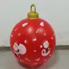 Venta Caliente Transfronteriza Novedad Bolas Inflables de Navidad Decoraciones Navideñas para Exteriores Globo Diseño de Lugar Festivo Bolas de Navidad