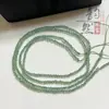 Apatita verde natural facetada semiacabada pulsera DIY collar clavícula cuentas sueltas facetadas de apatita joyería con cuentas