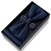 En stock Corbata de Moño Rayada Caja de Regalo para Hombre Empaque Novio MC Anfitrión Vestido de Moño Accesorios de Boda