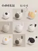 Diário de Itens Pequenos Gato Figura de Cerâmica Gato Fofo Gato Pequeno Feito à Mão Gato Pequeno Artesanal Ornamento de Mesa Estilo Presente