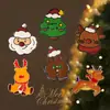 Broche de Papá Noel Europeo y Americano Atmósfera Lindo Pin Personalidad Festiva para Mujer Insignia Creativa Hebilla de Pin de Dibujos Animados Decoración