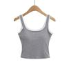 2025 Novo Regata Sexy Modeladora Slim-fit com Renda e Costura Feminina Peça Única com Bojo Base Lingerie Desejo Puro
