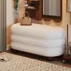 Banqueta de Lã para Maquiagem, Banqueta Longa Simples para Toucador, Banqueta de Manicure, Cadeira de Maquiagem para Quarto de Meninas, Banqueta para Trocar Sapatos na Entrada