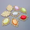 Placa de Flor de Rombo de Aleación Transfronteriza Hebilla de Strass Imitación Ojo de Gato Zapatos, Ropa, Bolsos, Accesorios, Accesorios de Lazo DIY Punto al por Mayor