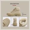 Botas de Nieve Universales Moda para Mujer 2024 Nuevas Botas Antideslizantes Combinan con Todo Moda Botas Martin Engrosadas de Caña Alta Zapatos de Pelo Pelo