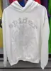 Modelo Nuevo 2026 en Stock Venta Caliente en Amazon Original Sp5Der Sudadera de Peso Pesado 450g con Telaraña para Hombre con Forro de Felpa