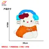 Nuevos parches de tela de gato grande bordado de dibujos animados con lunares de Mickey Mouse, accesorios de decoración de ropa DIY al por mayor