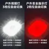 Luz LED para ciclismo nocturno al aire libre transfronteriza, capucha iluminada para ciclismo para hombre, protección facial a prueba de viento, máscara de esquí cálida integrada