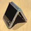 Adequado para Capa de Celular Samsung Zflip7 Totalmente Abrangente, Película de Capa Transparente, Capa Macia de Silicone Integrada, Capa Protetora Simples Anti-Queda