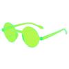 Novos óculos de sol sem aro da moda transfronteiriça, celebridades da Internet, hip-hop, personalidade engraçada, doces, cor, festa, óculos de festa
