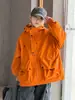 Chaqueta cortavientos estilo ropa de trabajo para niños, nueva colección primavera/otoño, chaqueta con capucha de corte holgado, top funcional estilo japonés para niños mayores, moderno