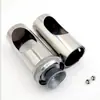 Acero Inoxidable Manija de Puerta de Vidrio Tubo Plano Base de Pie Espaciado de Agujeros Ajustable Tubo Redondo Base de Pie Conector de Manija Accesorios de Base