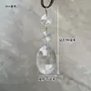 Cortina de Cuentas Colgantes de Cristal Cortina de Puerta Decoración Cadena de Cuentas para Boda Bola de Cristal con Cuentas Tira Larga de Iluminación Accesorios DIY