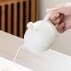 Bule de Cerâmica Jade Grande Jogo de Chá Kung Fu Bule de Porcelana Jade Branca Único Bule Xi Shi de Mão Xícara de Chá Atacado