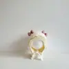 Touca de Bebê Outono Inverno Menina Chapéu de Tricô Estiloso Bebê Estilo Princesa Chapéu de Lã Chapéu de Inverno para Exterior Proteção de Orelha