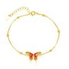 Pulsera de mariposa fantasma con esmalte de plata de ley S925, nueva, con diseño de Joker, explosiones en vivo, para niñas, outlet de fábrica.