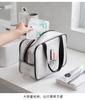 Bolsa de aseo portátil explosiva Bolsa de aseo simple Bolsa de aseo de gran capacidad Bolsa de aseo impermeable Bolsa de aseo transparente