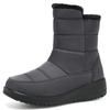 Zapatos de Algodón para Mujer, Nuevo Estilo de Invierno, Botas de Nieve Forradas de Felpa y Engrosadas, Dropshipping Transfronterizo, Impermeables, Antideslizantes, Botas de Algodón sin Cordones