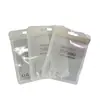 Bolsa de embalaje para cargador de cable de datos, cabezal de carga original, clip para cargador de coche, cadena, bolsa con cierre de cremallera, bolsa de color USB 10.5*15