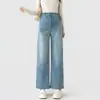 Jeans de Maternidad XMF Otoño 2026 Estilo Nuevo para Mujeres Petites, Pierna Recta Corta, Sin Soporte Abdominal, Pantalones de Maternidad para Primavera y Otoño, Ropa de Abrigo