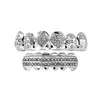 Dientes Dorados de Diamante Completo Transfronterizos para Hombres, Cartas de Póker, Modelado de Color, Melocotón Rojo y Flor de Ciruelo, Cuadrado A, Personaje Personalizado, Frenillos Hip Hop