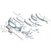 2068805305 Es Adecuado para Matrícula Delantera de Mercedes-Benz W206 2024 - 2025.
