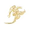 Araña de metal plateado volumen de cabello pinza de tiburón grande clip para la parte trasera de la cabeza peinado recogido pinza para el cabello pinza para el cabello grande pinza para el cabello grande moda femenina personalidad genial
