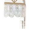 Cortinas Voil Estilo Americano, Cortinas para Porta em Arco, Cortinas de Renda para Janela de Canto de Quarto, Cortinas para Cobertura de Armário, Cortinas Curtas para Divisão de Sala