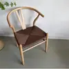 Silla Y de Madera de Haya Importada y Madera de Fresno Blanco, Sillón Nórdico de Madera Maciza, Silla con Respaldo Estilo Chino, Silla para Casa de Té