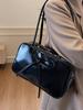 2025 Nuevo Bolso Boston Simple de Nicho Estilo Ballet con Lazo Versátil Estilo Occidental Bolso de Hombro de Alta Gama Bolso de Mujer