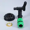 Cubo IBC de 6 toneladas S60 * Accesorios para cubos de 6 toneladas Boquilla pequeña para jardín Conector para cubo Grifo Cubo para lluvia Accesorios para jardín