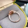 Anel de Turmalina Natural Superfície Cravejada com Prata 925 Tamanho da Pedra Principal 5X7Mm Belo Acabamento Venda Direta de Fábrica Fabricante Direto
