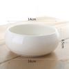 Maceta de Porcelana Blanca Carnosa Simple Creativa Blanca para Interior Planta en Maceta Diámetro Grande Maceta para Flores Carnosas