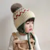 Gorro para Bebé Otoño e Invierno Lindo Beret de Lana con Orejas de Gato Estilo Coreano Versátil Gorro Tejido para Niños y Niñas Bebé Moderno