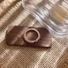 Anillo Abierto Ajustable Color Oro Rosa Estilo Ins con Circonita para Mujer, Anillo de Dedo Índice de Lujo Ligero de Gama Alta de Nicho