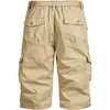 Calça Bermuda 3/4 Masculina Verão Estilo Americano Secagem Rápida Esportiva Casual Outdoor Tática Militar Tendência Atacado 2026