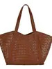 Nueva Bolsa Tote Marca Alternativa Patrón Tejido Gran Capacidad Bolso de Hombro para Mujer, Moderno Versátil para Viajar Bolso Debajo del Brazo