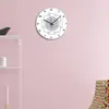 Reloj de pared simple y moderno de acrílico sólido geométrico, movimiento de cuarzo, duradero, popular en Internet