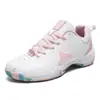 Zapatillas de Bádminton 36-45 para Hombres y Mujeres, Resistentes al Desgaste, Antideslizantes, Zapatillas Deportivas para Parejas, Malla Transpirable, Zapatos Casuales Juveniles, Luna Blanca
