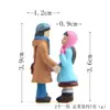 Sem Sinceridade, Não Perturbe a Felicidade, Casal de Milhas Figura DIY Jardinagem Micro-Paisagem Paisagismo Boneca Decoração Acessórios