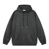 Roupas Masculinas Jiayiku 2026 Nova Marca Tendência Estilo Streetwear Americano Moletom com Capuz Bordado de Espinho e Camurça Modelagem Solta