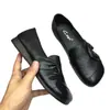 Zapatos planos para mujer sin cordones, punta fina, colección otoño 20256, suela suave, antideslizantes, cómodos, punta profunda, punta cuadrada, planos, zapatos pequeños de piel para mujer