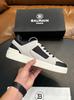 Zapatos Deportivos Casuales para Hombre Balmain de Primera Capa de Piel de Vaca Versión Alta Transfronteriza