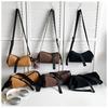 Bolsa Transversal Estilo Coreano para Mulheres, Grande Capacidade, Bolsa de Ombro Casual Simples, Bolsa Esportiva Casual para Homens e Mulheres, Bolsa Cilíndrica da Moda