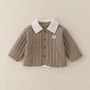Conjunto de Otoño e Invierno para Bebé Niño 2026 Nuevo Estilo Clase A Dibujos Animados Acolchado de Algodón Chaqueta para Bebé Cortavientos Conjunto de Tres Piezas
