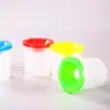 Taza para lavar pinceles creativa diy para niños recipiente para lavar pinceles de pintura multicolor