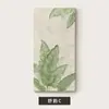 Jia Da Ye Da Pasillo Pintura Decorativa Planta Verde Pequeña Fresca Textura Madera Estilo Tronco Pasillo de Entrada Pasillo Pintura Colgante Hojas de Banano
